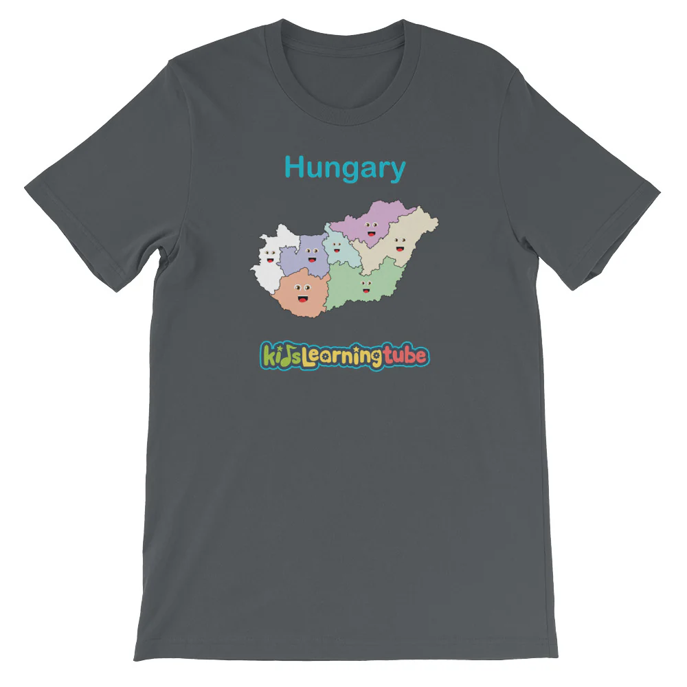'Hungary' Adult Unisex short sleeve t-shirt - Image 5