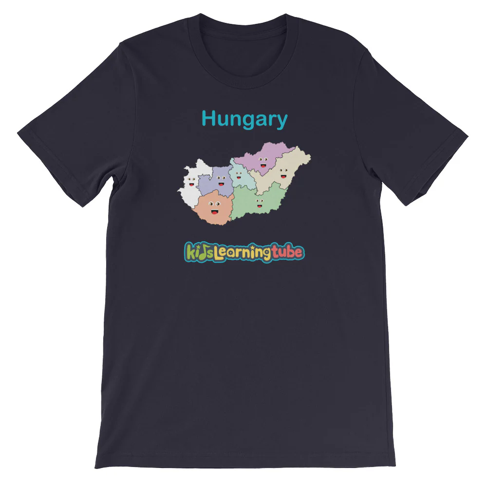 'Hungary' Adult Unisex short sleeve t-shirt - Image 6
