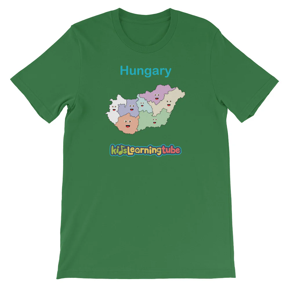 'Hungary' Adult Unisex short sleeve t-shirt - Image 7