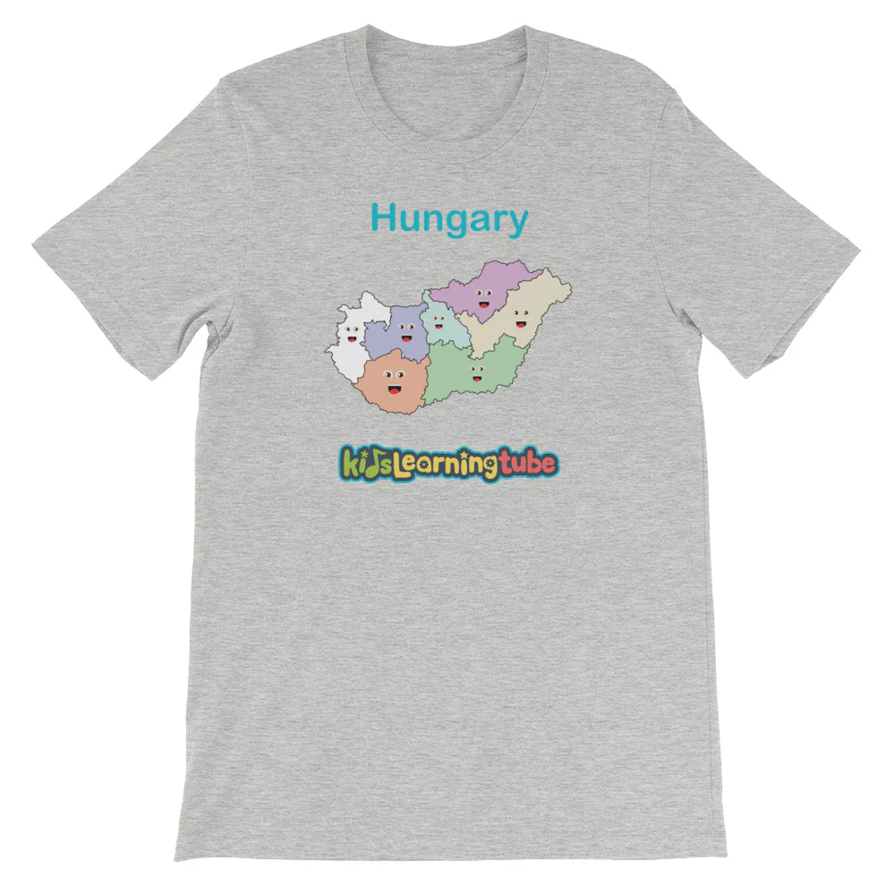 'Hungary' Adult Unisex short sleeve t-shirt - Image 8