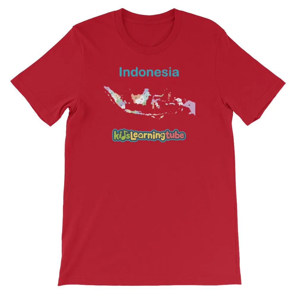 'Indonesia' Adult Unisex Short Sleeve T-Shirt - Image 13