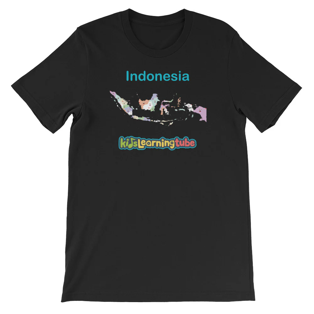 'Indonesia' Adult Unisex Short Sleeve T-Shirt - Image 2
