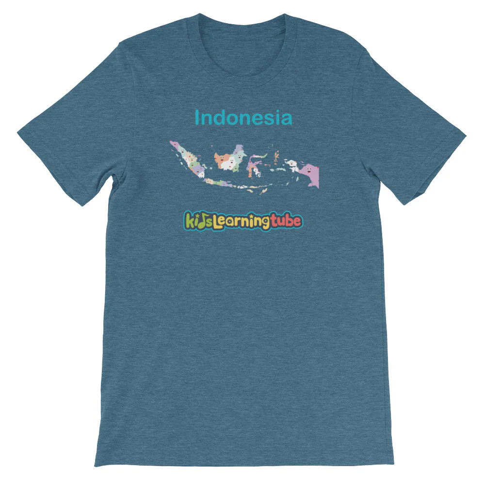 'Indonesia' Adult Unisex Short Sleeve T-Shirt - Image 3