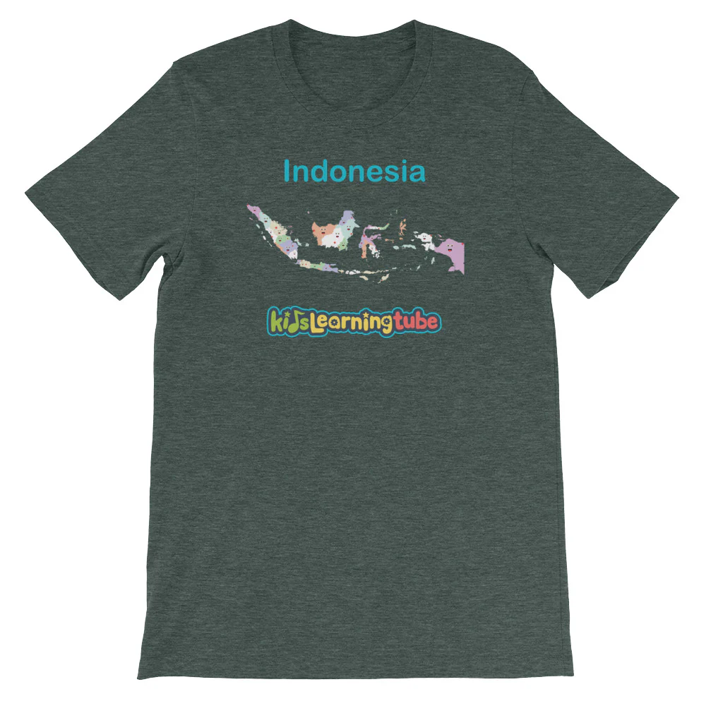 'Indonesia' Adult Unisex Short Sleeve T-Shirt - Image 4