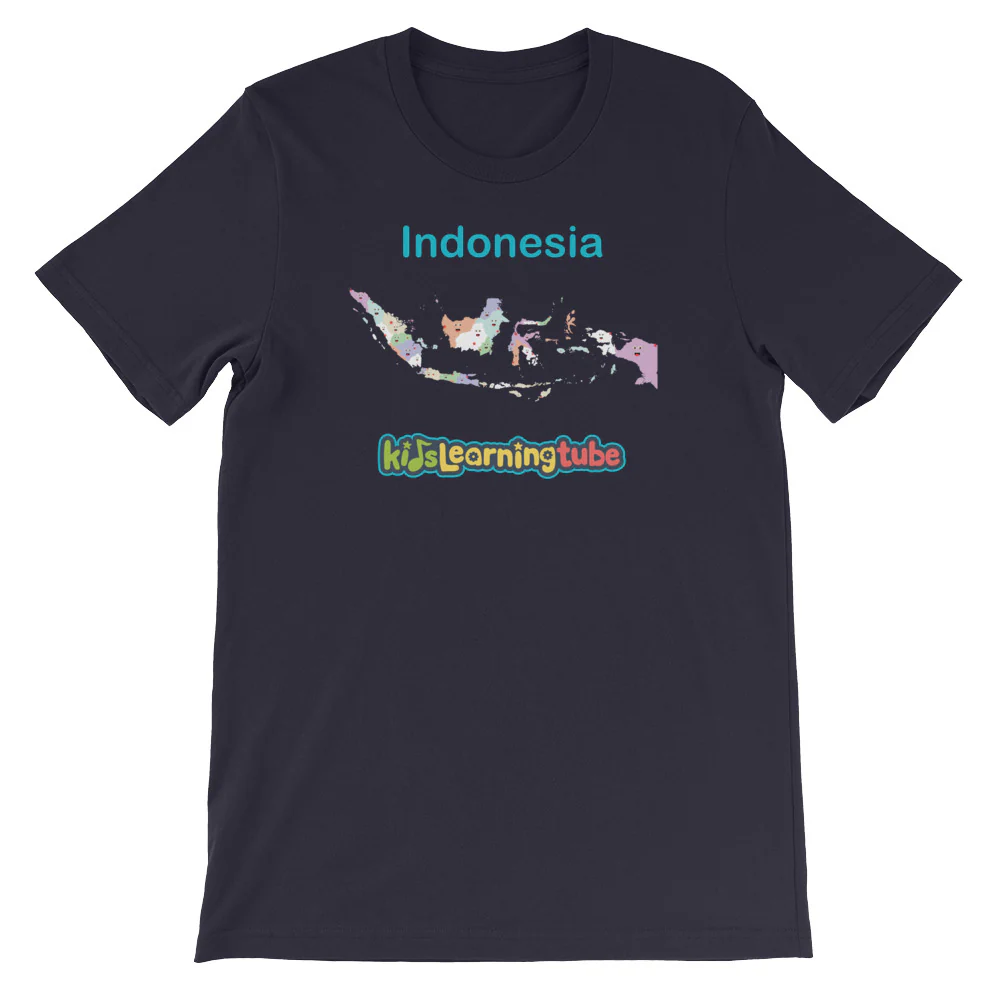 'Indonesia' Adult Unisex Short Sleeve T-Shirt - Image 6