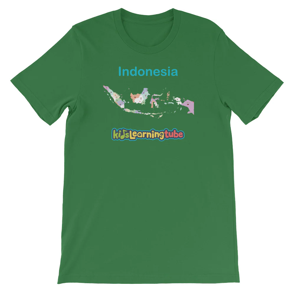 'Indonesia' Adult Unisex Short Sleeve T-Shirt - Image 7