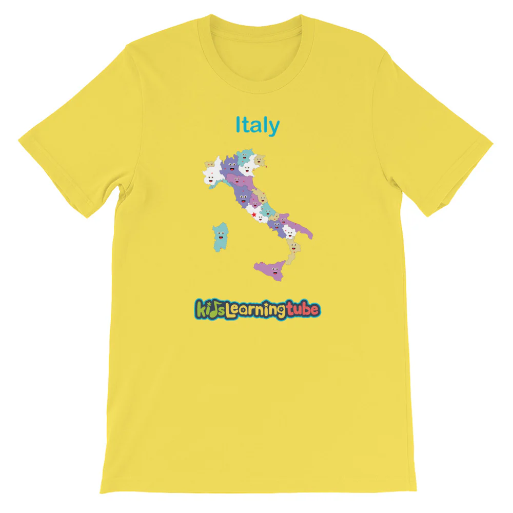 'Italy' Adult Unisex Short Sleeve T-Shirt - Image 12