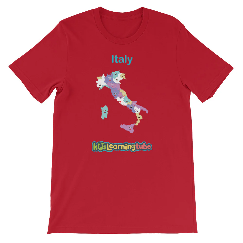 'Italy' Adult Unisex Short Sleeve T-Shirt - Image 13