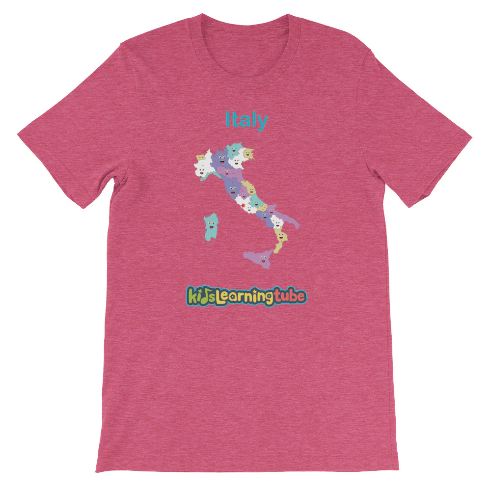 'Italy' Adult Unisex Short Sleeve T-Shirt - Image 14