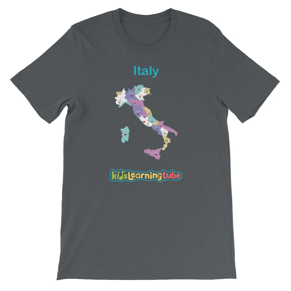 'Italy' Adult Unisex Short Sleeve T-Shirt - Image 5