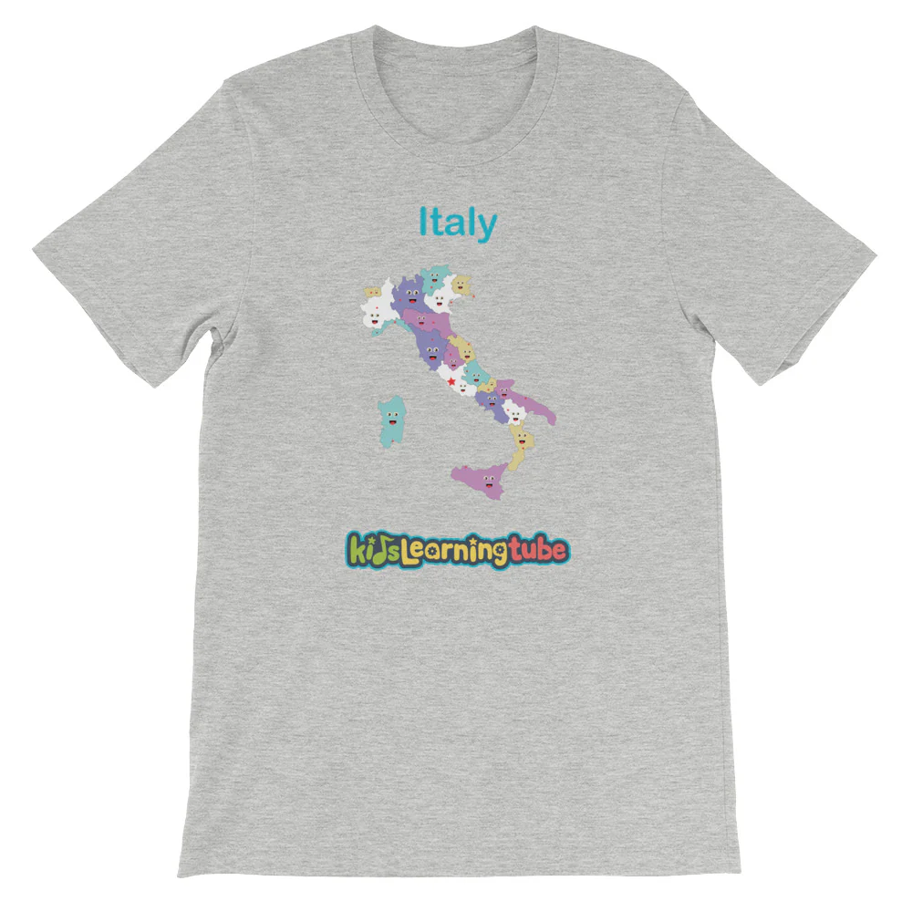 'Italy' Adult Unisex Short Sleeve T-Shirt - Image 8