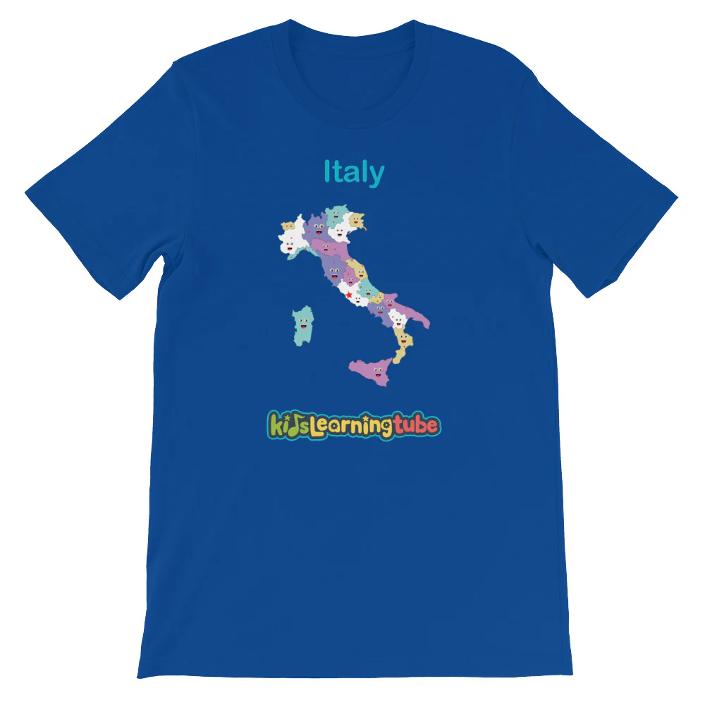 'Italy' Adult Unisex Short Sleeve T-Shirt - Image 9