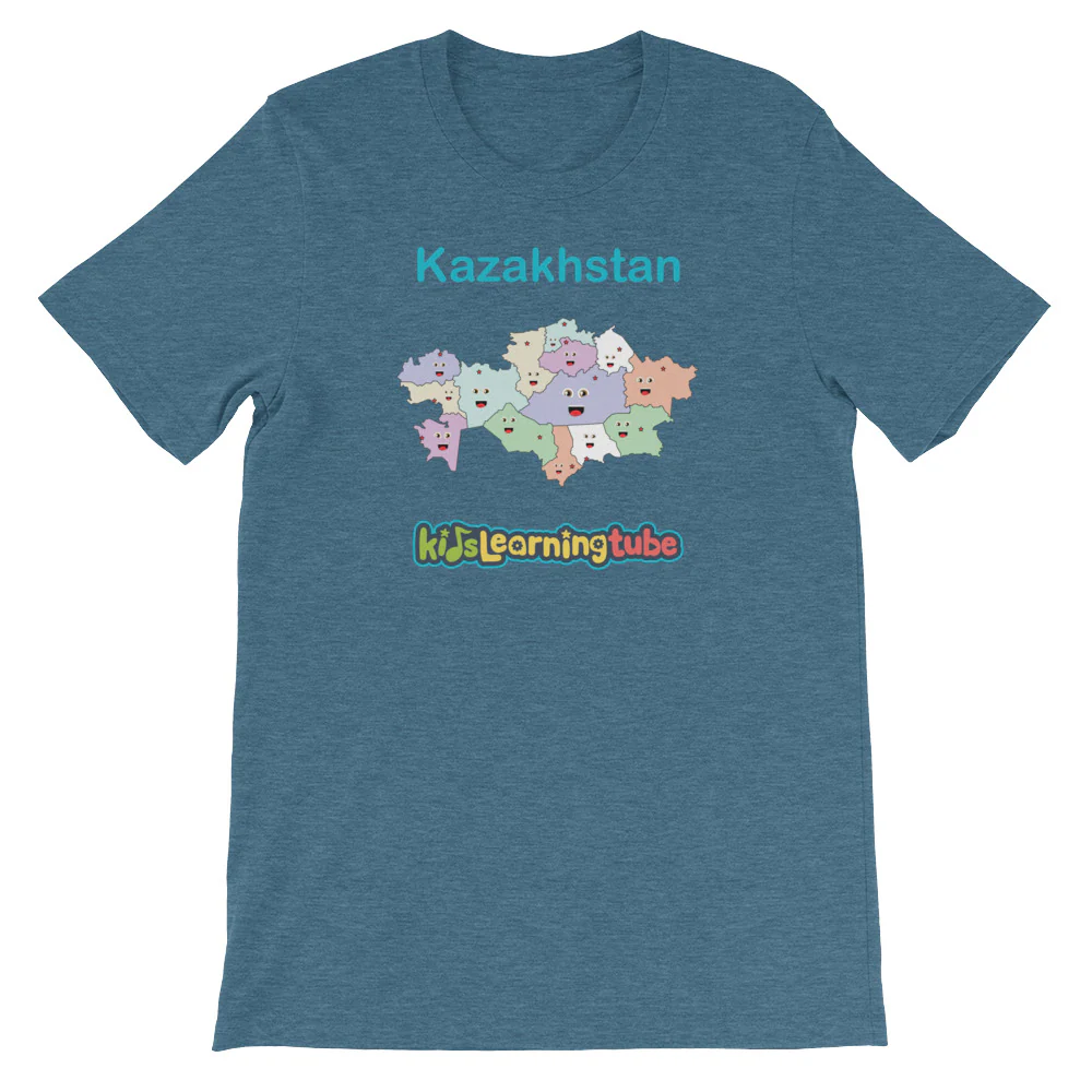 'Kazakhstan' Adult Unisex Short Sleeve T-Shirt - Image 3
