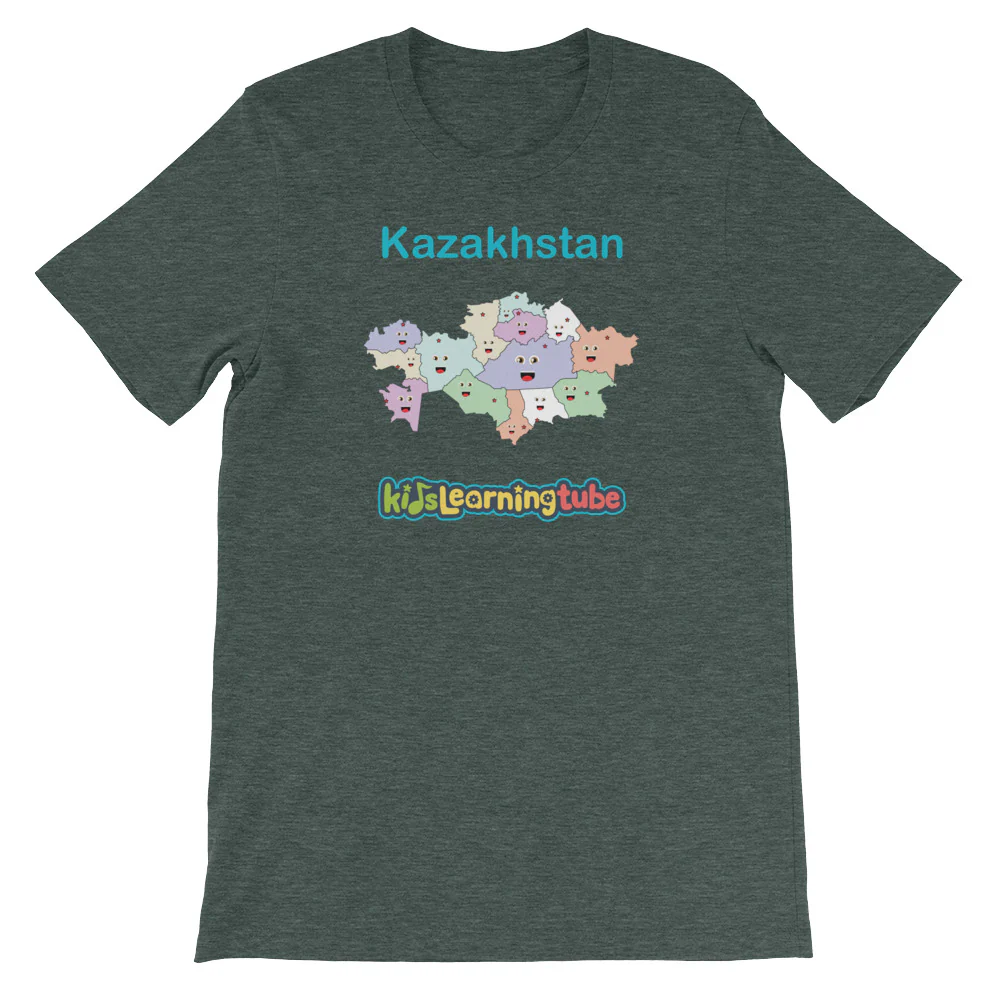 'Kazakhstan' Adult Unisex Short Sleeve T-Shirt - Image 4