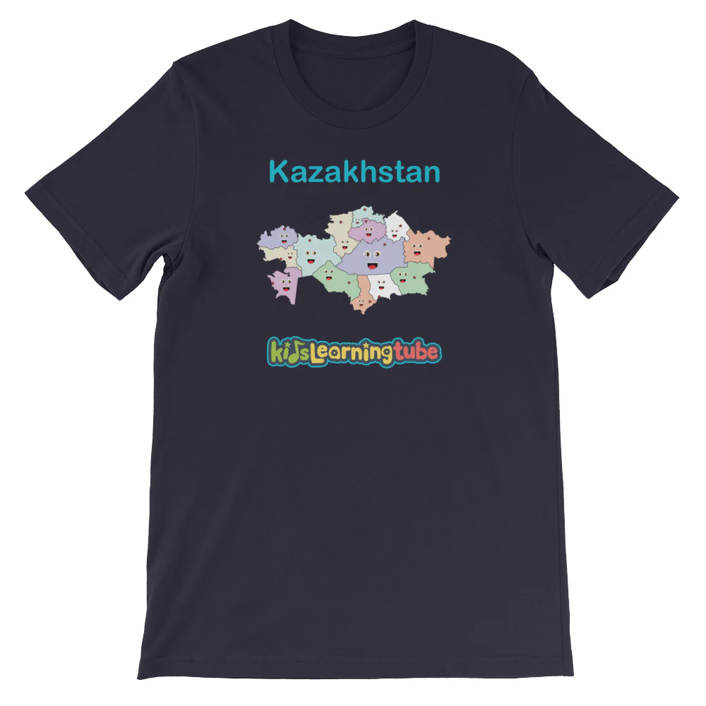 'Kazakhstan' Adult Unisex Short Sleeve T-Shirt - Image 6