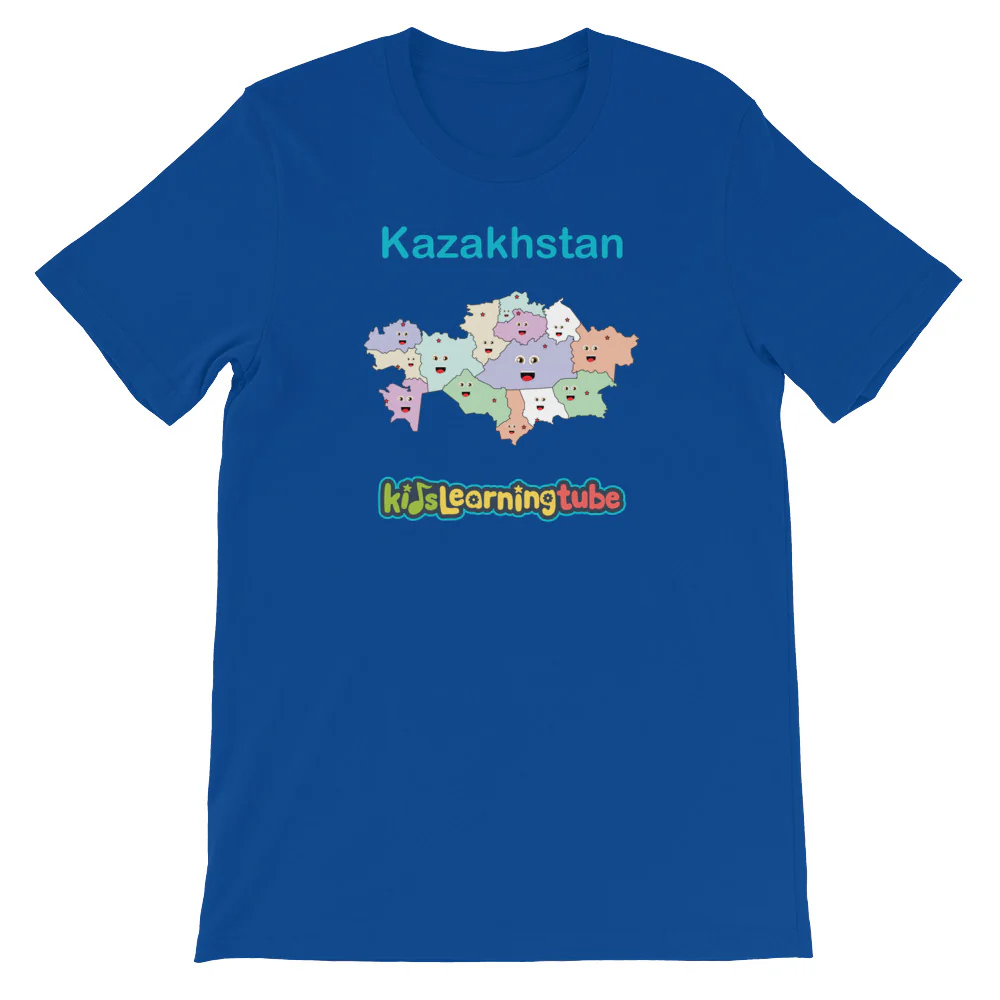 'Kazakhstan' Adult Unisex Short Sleeve T-Shirt - Image 9