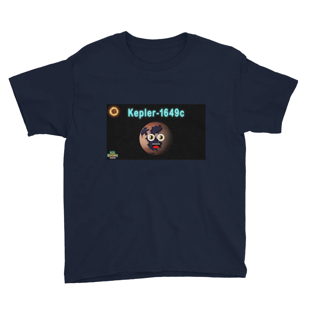 Kepler-1649c - Youth Short Sleeve T-Shirt - Image 3