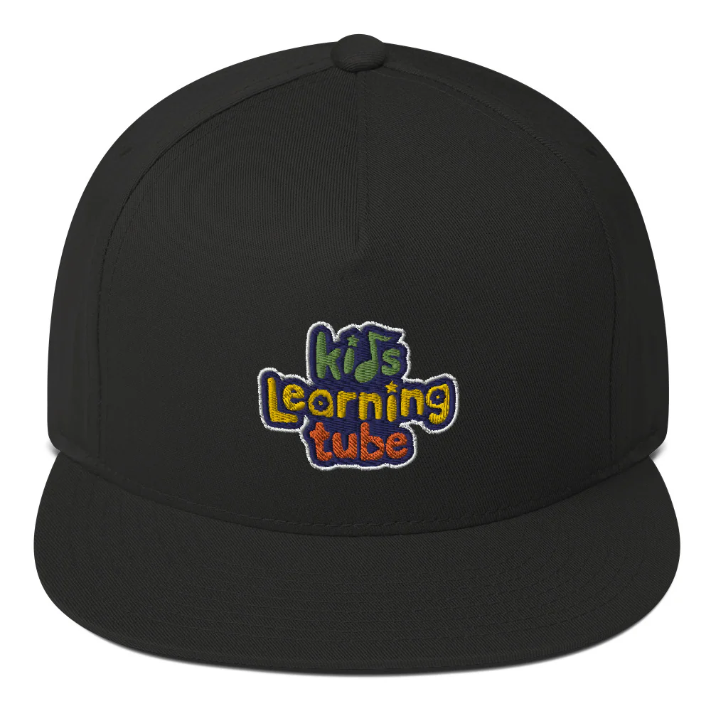 Kids Learning Tube Flat Bill Cap - Image 2