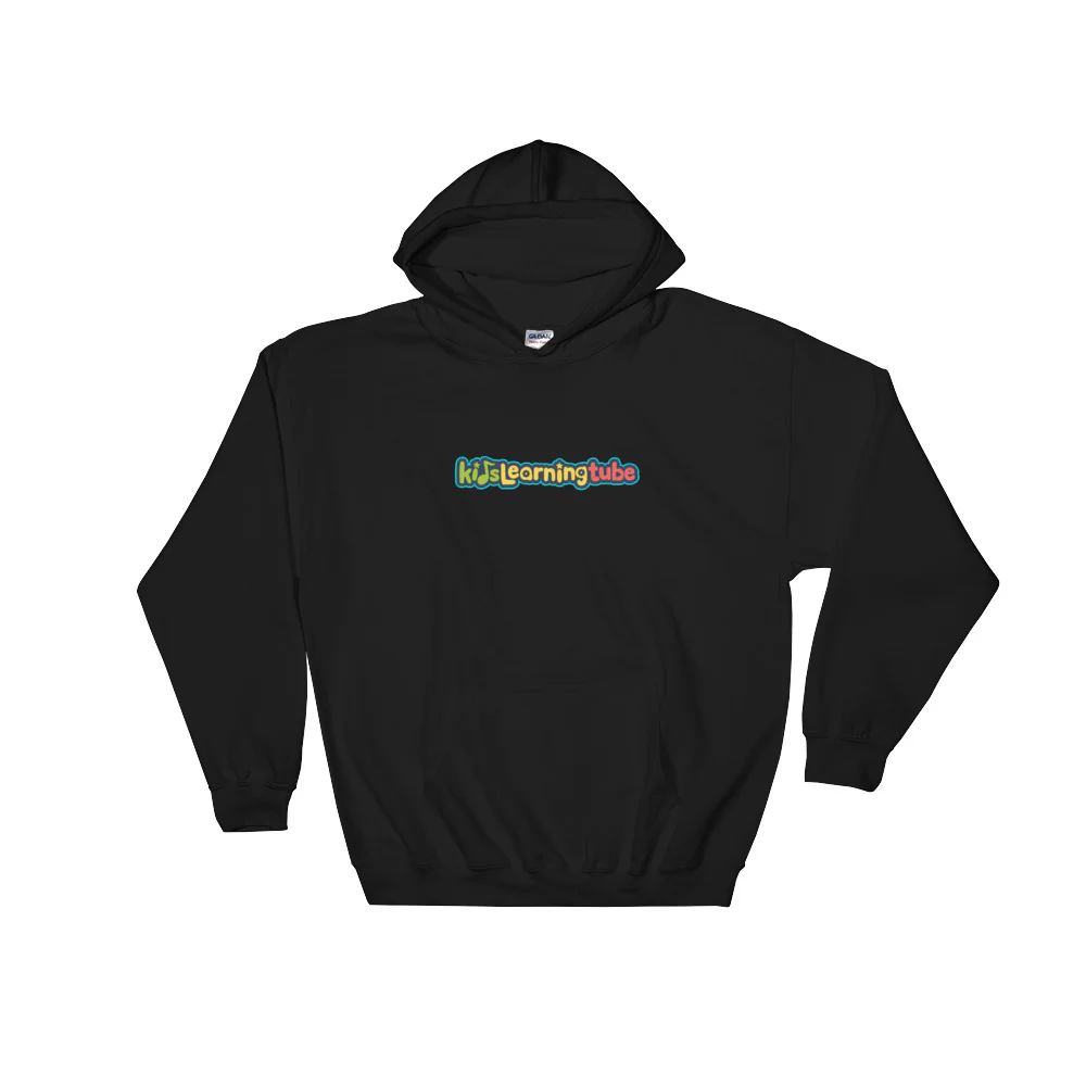 Kids Learning Tube Horizontal Logo Adult Unisex Hooded Sweatshirt - Image 2