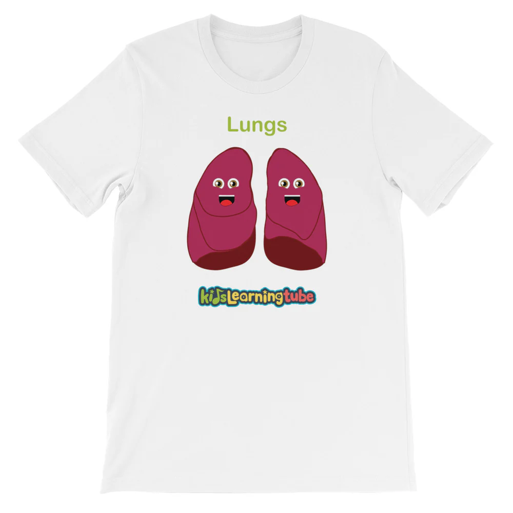 'Lungs' Adult Unisex Short-Sleeve T-Shirt