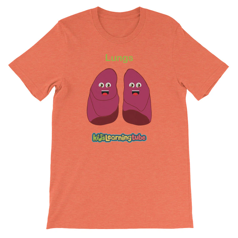 'Lungs' Adult Unisex Short-Sleeve T-Shirt - Image 11