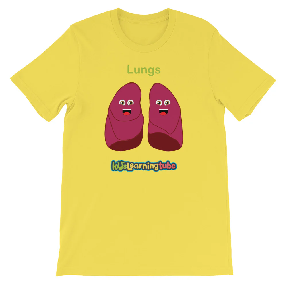 'Lungs' Adult Unisex Short-Sleeve T-Shirt - Image 12