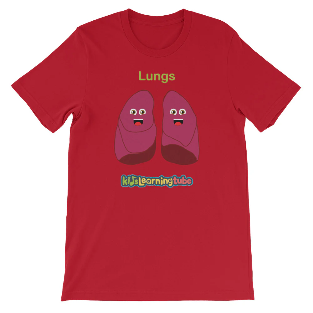 'Lungs' Adult Unisex Short-Sleeve T-Shirt - Image 13