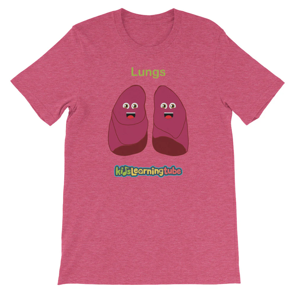 'Lungs' Adult Unisex Short-Sleeve T-Shirt - Image 14