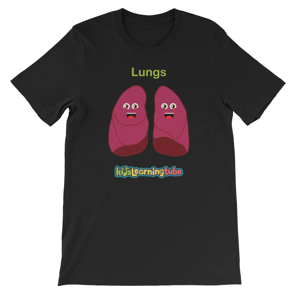 'Lungs' Adult Unisex Short-Sleeve T-Shirt - Image 2