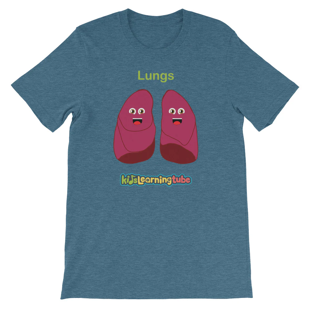 'Lungs' Adult Unisex Short-Sleeve T-Shirt - Image 3