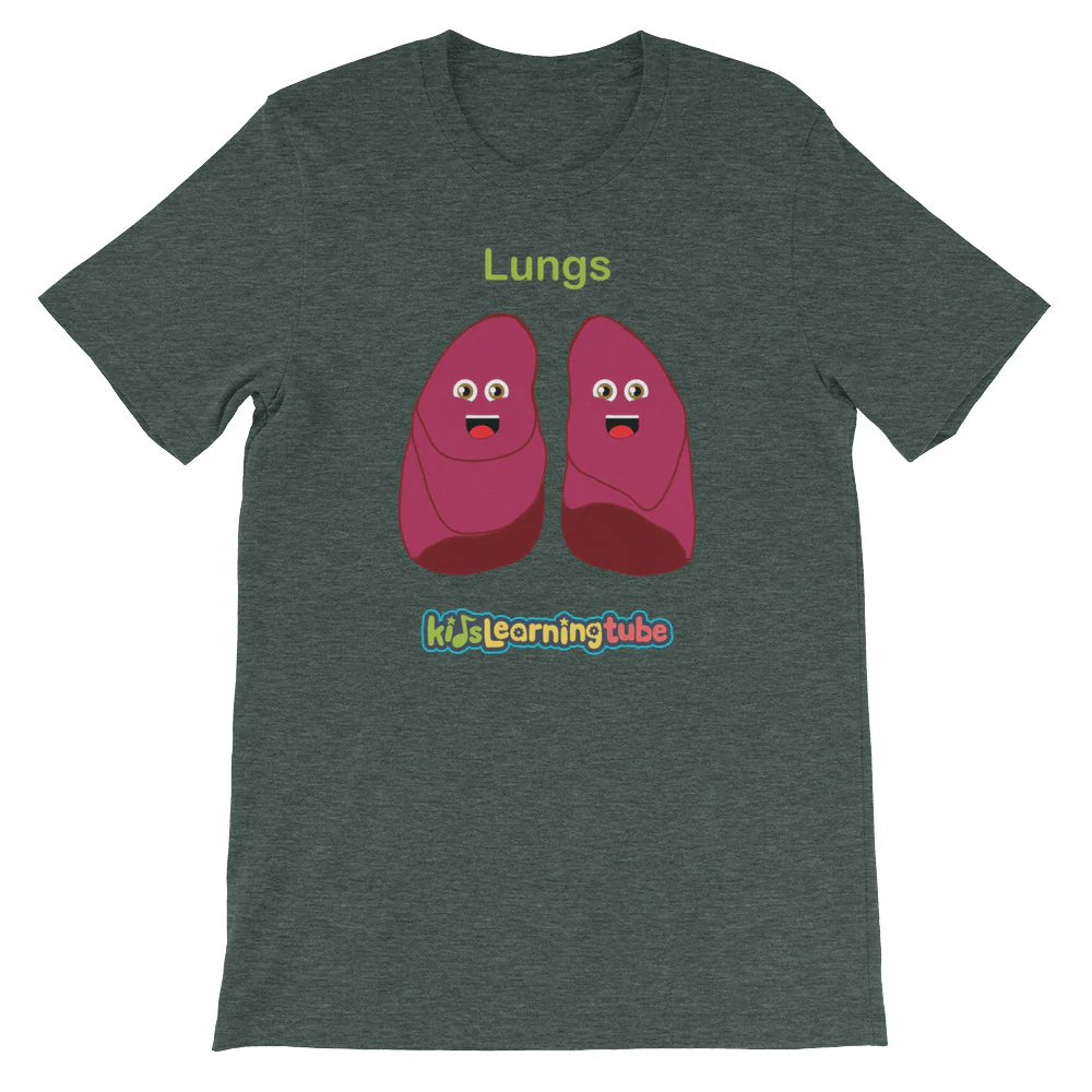 'Lungs' Adult Unisex Short-Sleeve T-Shirt - Image 4