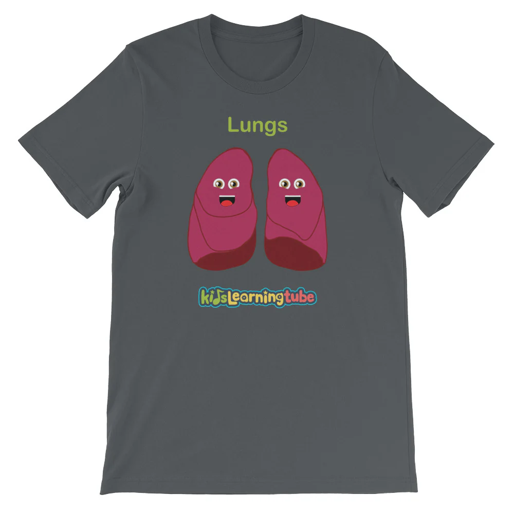 'Lungs' Adult Unisex Short-Sleeve T-Shirt - Image 5