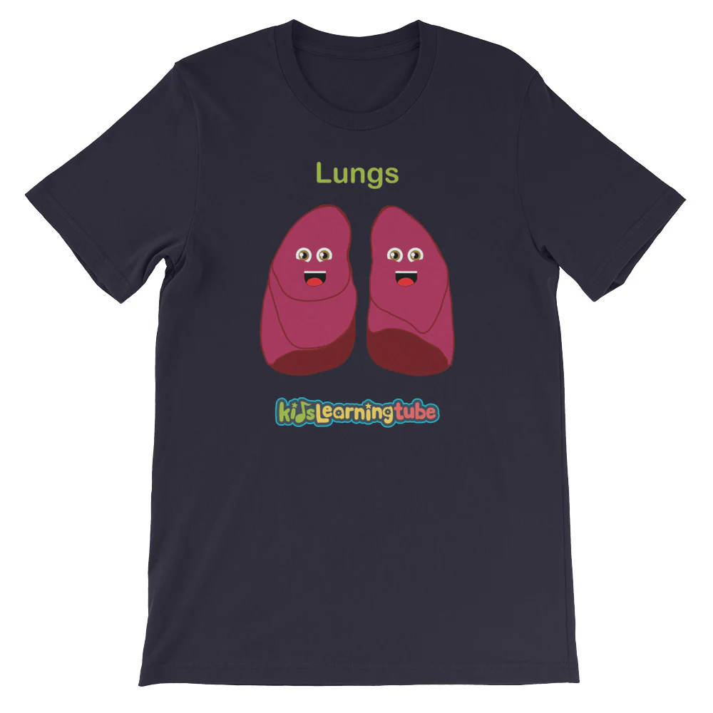 'Lungs' Adult Unisex Short-Sleeve T-Shirt - Image 6