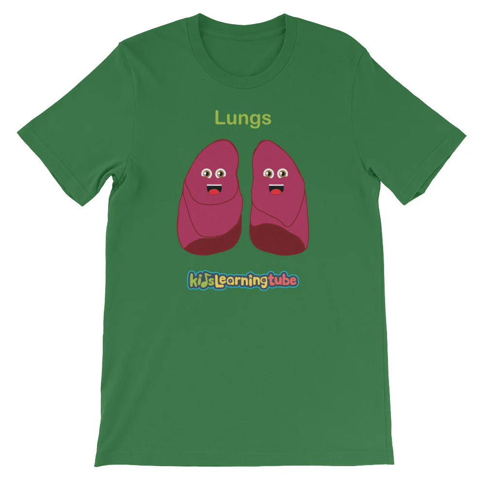 'Lungs' Adult Unisex Short-Sleeve T-Shirt - Image 7