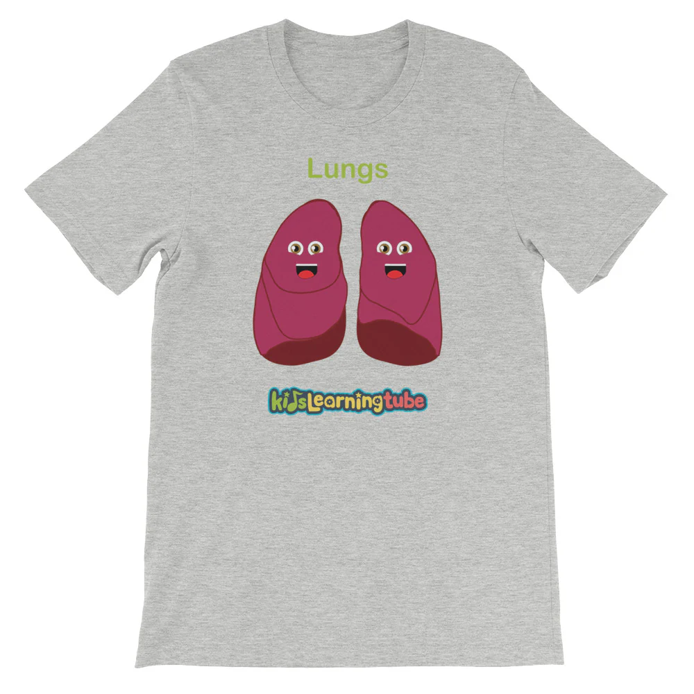 'Lungs' Adult Unisex Short-Sleeve T-Shirt - Image 8