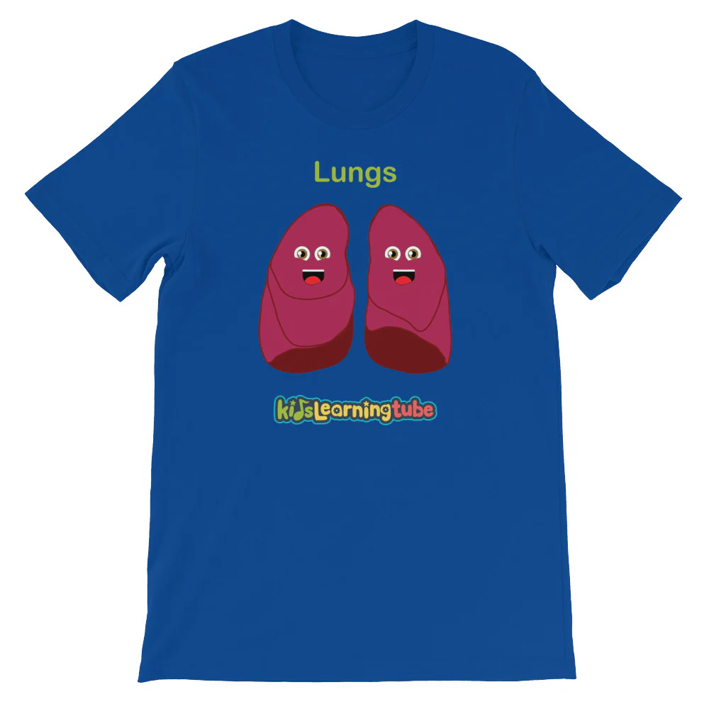 'Lungs' Adult Unisex Short-Sleeve T-Shirt - Image 9