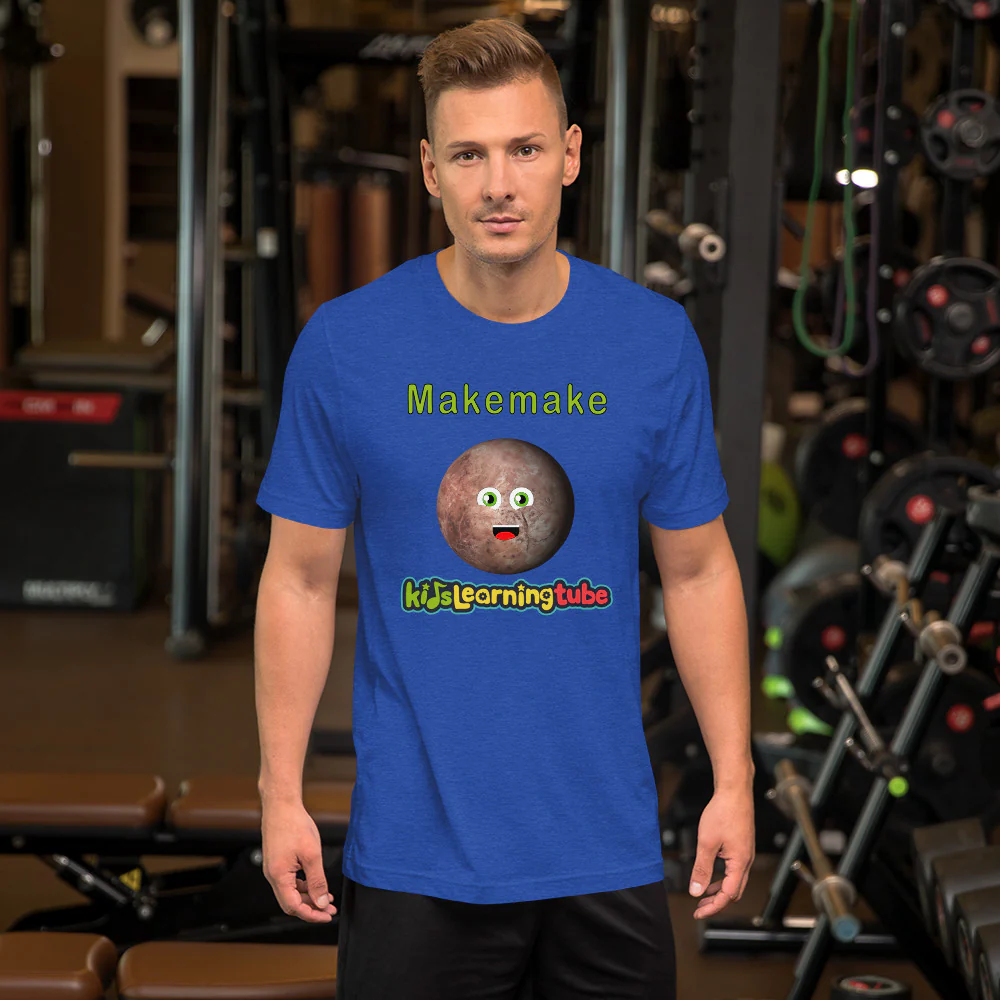 Makemake - Bella + Canvas 3001 Unisex Short Sleeve Jersey T-Shirt with Tear Away Label - Image 12