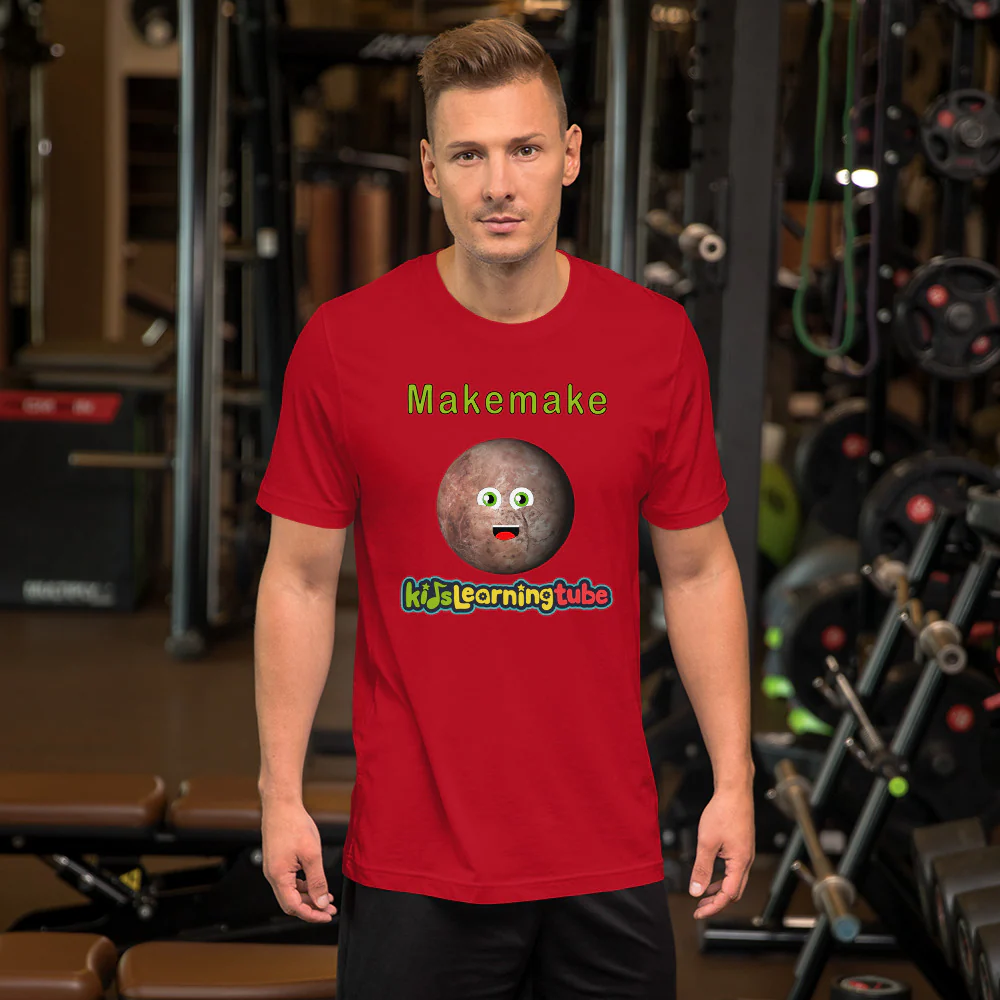 Makemake - Bella + Canvas 3001 Unisex Short Sleeve Jersey T-Shirt with Tear Away Label - Image 13