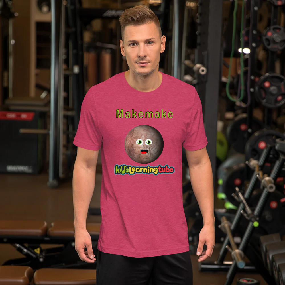 Makemake - Bella + Canvas 3001 Unisex Short Sleeve Jersey T-Shirt with Tear Away Label - Image 14