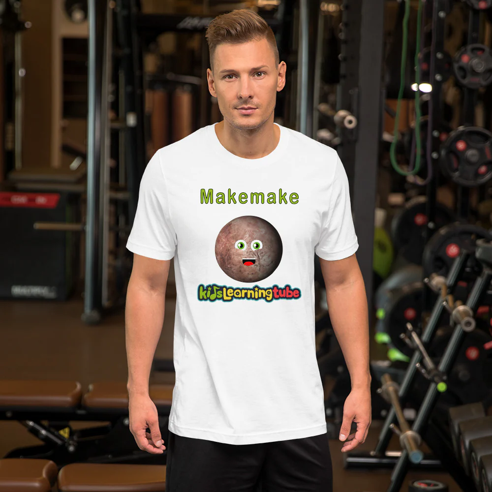 Makemake - Bella + Canvas 3001 Unisex Short Sleeve Jersey T-Shirt with Tear Away Label - Image 2