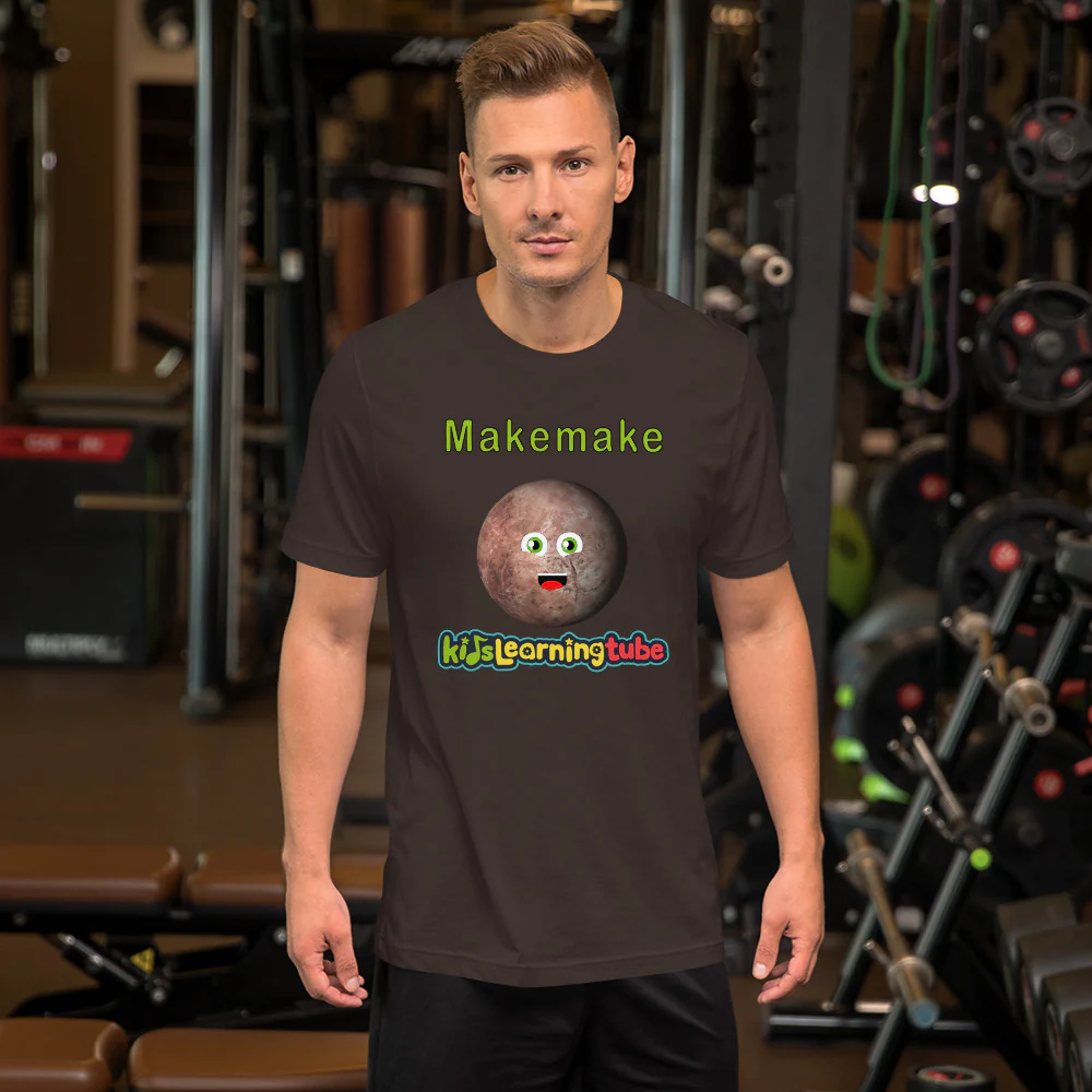 Makemake - Bella + Canvas 3001 Unisex Short Sleeve Jersey T-Shirt with Tear Away Label - Image 4