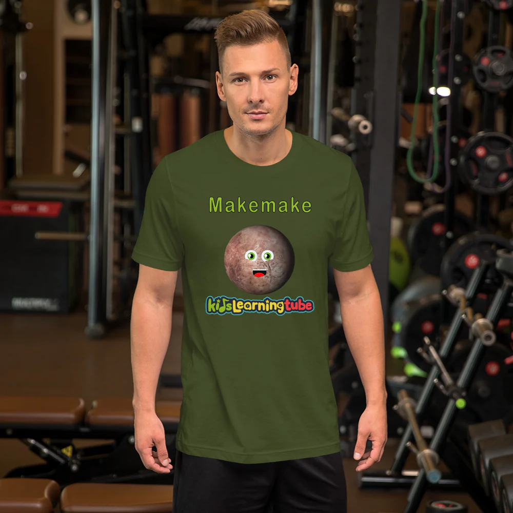 Makemake - Bella + Canvas 3001 Unisex Short Sleeve Jersey T-Shirt with Tear Away Label - Image 6