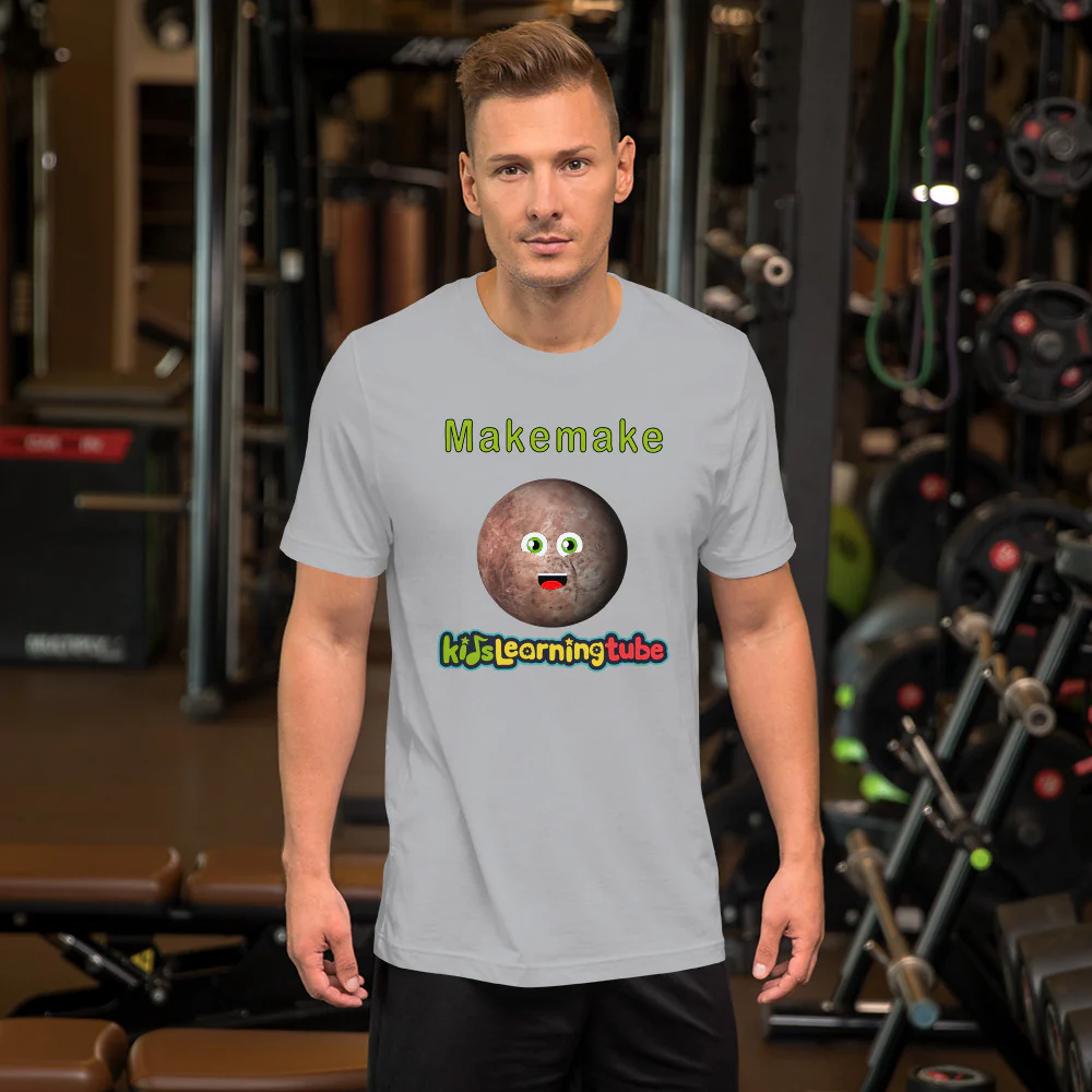 Makemake - Bella + Canvas 3001 Unisex Short Sleeve Jersey T-Shirt with Tear Away Label - Image 8