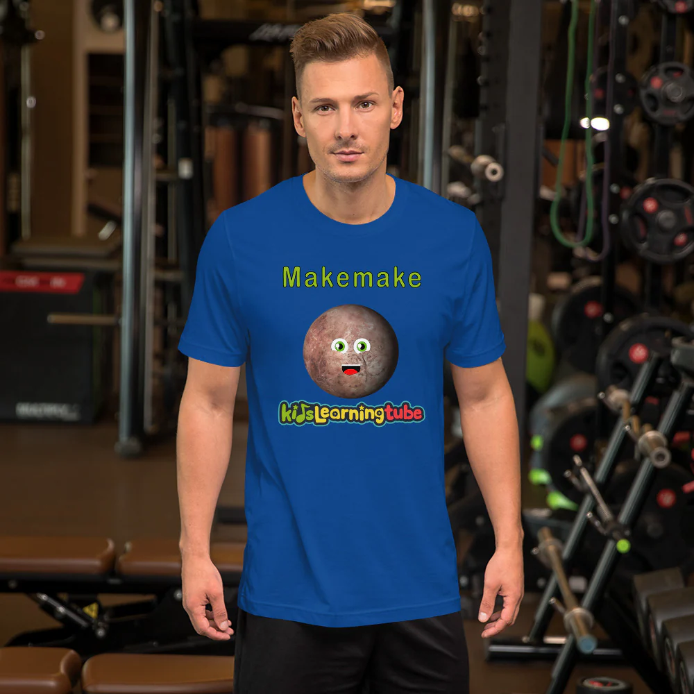 Makemake - Bella + Canvas 3001 Unisex Short Sleeve Jersey T-Shirt with Tear Away Label - Image 9