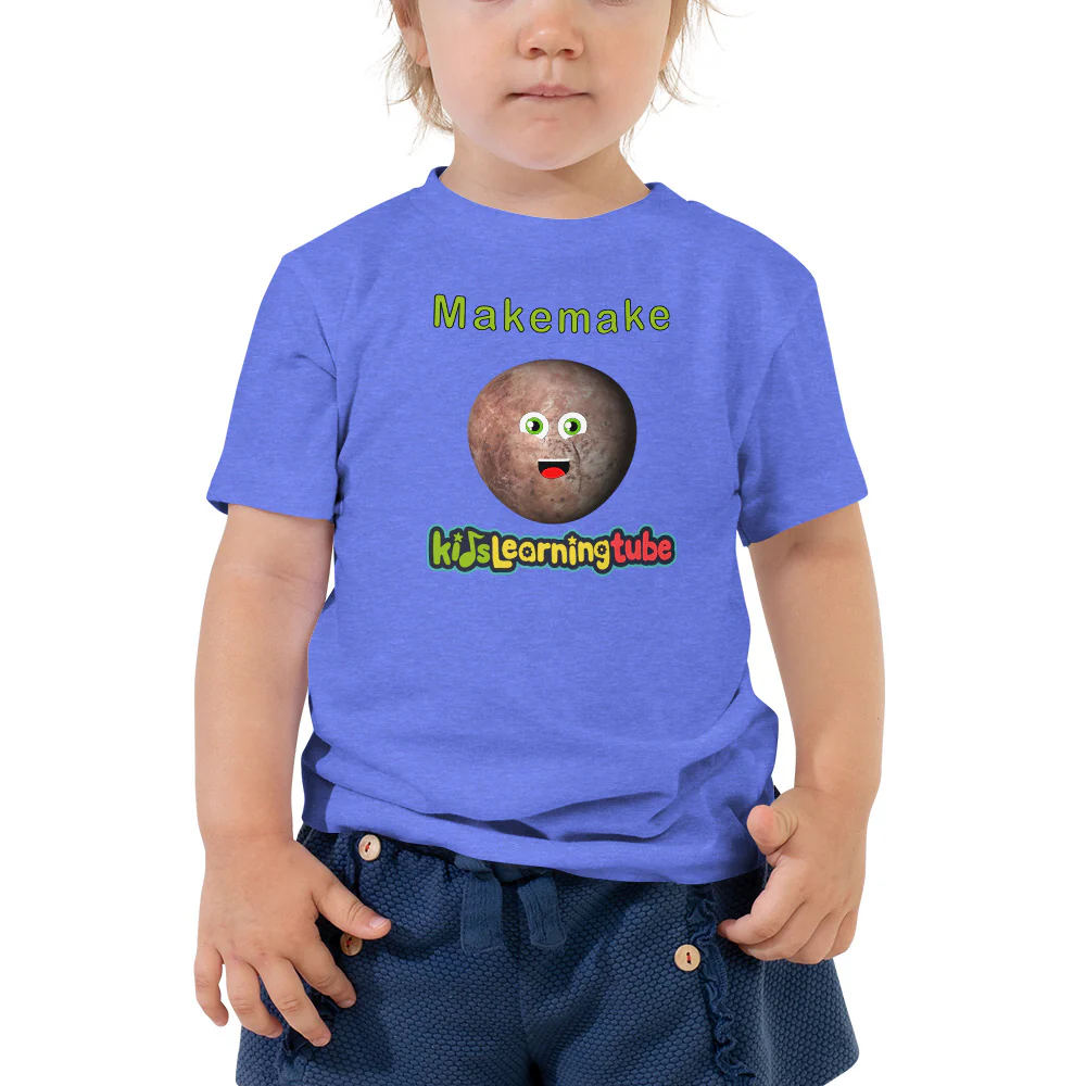 Makemake - Bella + Canvas 3001T Toddler Short Sleeve Tee with Tear Away Label - Image 3
