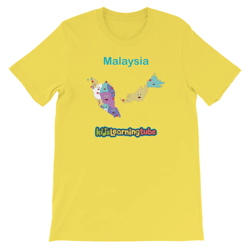 'Malaysia' Adult Unisex Short Sleeve T-Shirt - Image 12