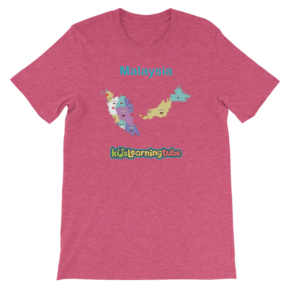 'Malaysia' Adult Unisex Short Sleeve T-Shirt - Image 14