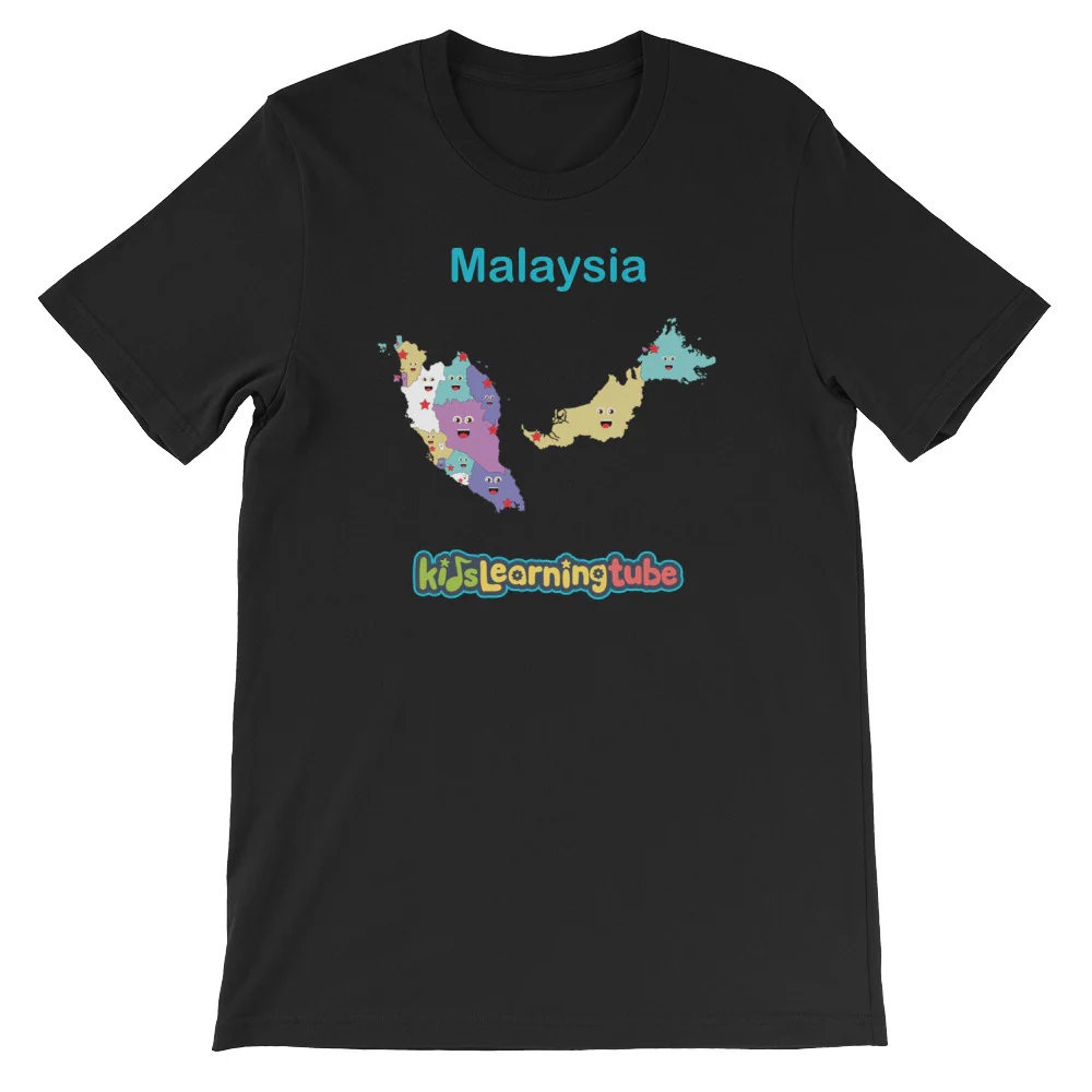 'Malaysia' Adult Unisex Short Sleeve T-Shirt - Image 2
