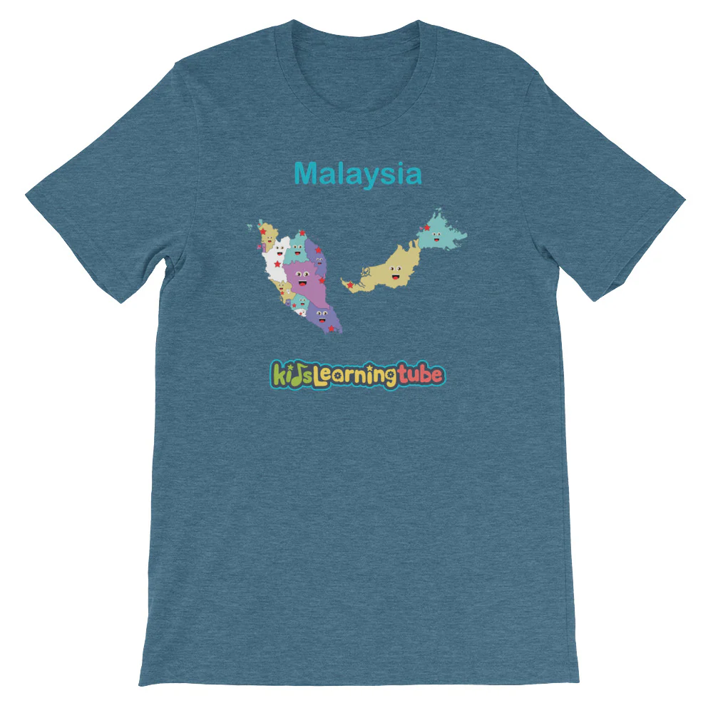 'Malaysia' Adult Unisex Short Sleeve T-Shirt - Image 3