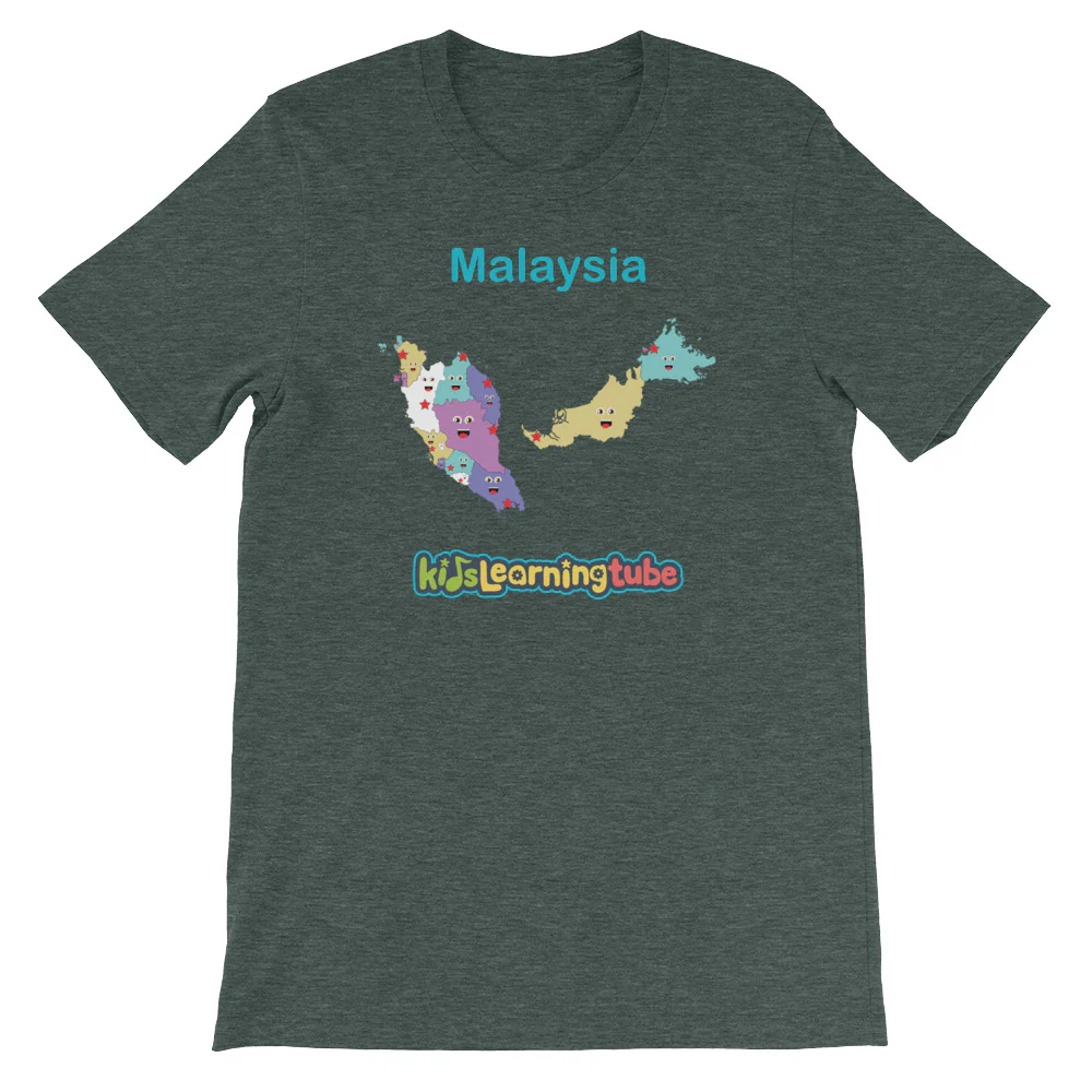 'Malaysia' Adult Unisex Short Sleeve T-Shirt - Image 4